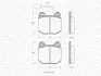 Комплект тормозных колодок, дисковый тормоз MAGNETI MARELLI 363702160314 (фото 1)