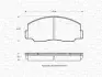 Комплект тормозных колодок, дисковый тормоз MAGNETI MARELLI 363702160559 (фото 1)