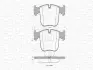 Комплект тормозных колодок, дисковый тормоз MAGNETI MARELLI 363702160563 (фото 1)