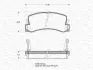 Комплект тормозных колодок, дисковый тормоз MAGNETI MARELLI 363702160601 (фото 1)