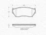 Комплект тормозных колодок, дисковый тормоз MAGNETI MARELLI 363702160602 (фото 1)