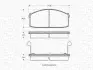 Комплект тормозных колодок, дисковый тормоз MAGNETI MARELLI 363702160688 (фото 1)