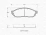 Комплект тормозных колодок, дисковый тормоз MAGNETI MARELLI 363702160711 (фото 1)