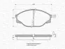 Комплект тормозных колодок, дисковый тормоз MAGNETI MARELLI 363702160761 (фото 1)