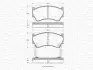 Комплект тормозных колодок, дисковый тормоз MAGNETI MARELLI 363702160766 (фото 1)