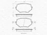Комплект тормозных колодок, дисковый тормоз MAGNETI MARELLI 363702160776 (фото 1)