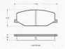 Комплект тормозных колодок, дисковый тормоз MAGNETI MARELLI 363702160824 (фото 1)