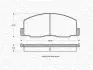 Комплект тормозных колодок, дисковый тормоз MAGNETI MARELLI 363702160826 (фото 1)