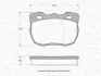 Комплект тормозных колодок, дисковый тормоз MAGNETI MARELLI 363702160828 (фото 1)