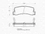Комплект тормозных колодок, дисковый тормоз MAGNETI MARELLI 363702160885 (фото 1)