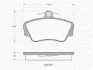 Комплект тормозных колодок, дисковый тормоз MAGNETI MARELLI 363702160930 (фото 1)