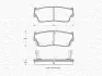 Комплект тормозных колодок, дисковый тормоз MAGNETI MARELLI 363702160966 (фото 1)
