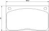 Комплект тормозных колодок, дисковый тормоз MAGNETI MARELLI 363710201266 (фото 1)
