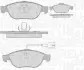 Комплект тормозных колодок, дисковый тормоз MAGNETI MARELLI 363916060108 (фото 1)
