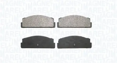 Комплект тормозных колодок, дисковый тормоз MAGNETI MARELLI 363916060213