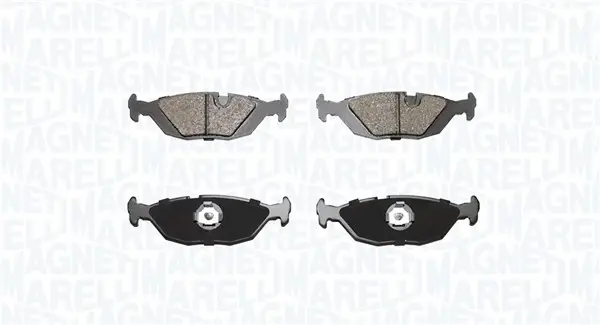 Комплект тормозных колодок, дисковый тормоз MAGNETI MARELLI 363916060387 (фото 1)