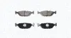 Комплект тормозных колодок, дисковый тормоз MAGNETI MARELLI 363916060387 (фото 1)
