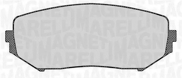 Комплект тормозных колодок, дисковый тормоз MAGNETI MARELLI 363916060494 (фото 1)