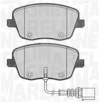Комплект тормозных колодок, дисковый тормоз MAGNETI MARELLI 363916060576