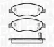 Комплект тормозных колодок, дисковый тормоз MAGNETI MARELLI 363916060618 (фото 1)