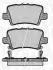 Комплект тормозных колодок, дисковый тормоз MAGNETI MARELLI 363916060621 (фото 1)
