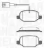 Комплект тормозных колодок, дисковый тормоз MAGNETI MARELLI 363916060687 (фото 1)