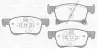 Комплект тормозных колодок, дисковый тормоз MAGNETI MARELLI 363916060814 (фото 1)