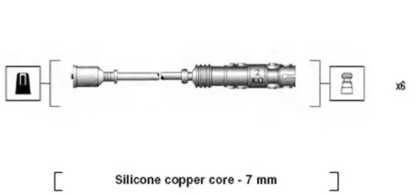 Комплект проводів запалювання SMART CITY-COUPE 0.6 07.98-01.04 MAGNETI MARELLI 941455010942