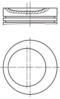 Поршень MAHLE 0020303