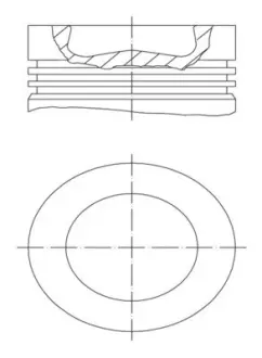 Поршень MB MAHLE 003 98 00