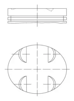 Поршень Mahle MAHLE 005 24 01