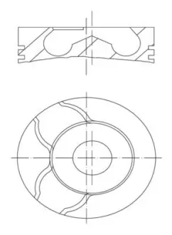 Поршень Mahle MAHLE 0101502