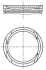 поршень з кільцями OPEL/CHEVROLET 73,00 mm 1,4 16V B14NET/A14NET (вир-во mahle) MAHLE 011PI00112002 - фото 1