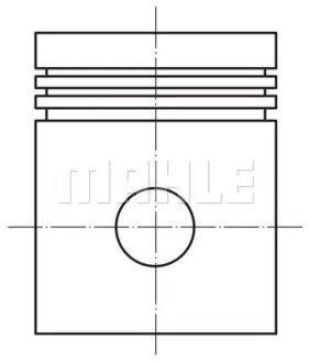 Поршень Mahle MAHLE 0122102