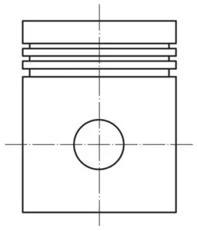 Поршень MAHLE 0156102