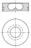 Engine piston. Поршень двигателя MAHLE 0157000 (фото 1)