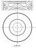 Engine piston. Поршень двигателя MAHLE 0160700 (фото 1)