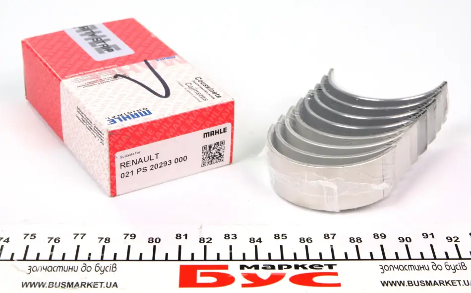 Вкладиші шатунні STD NISSAN-OPEN-RENAULT G9T-G9U 2000 (вир-во Mahle) MAHLE 021 PS 20293 000 (фото 1)