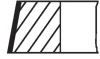 Кільця поршневі DUSTER/MEGANE 1.4-1.6 09- (78mm) MAHLE 021RS001300N0 (фото 2)