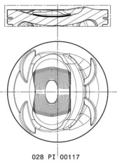 Поршень MAHLE 028 PI 00117 002