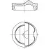 Engine piston. Поршень двигателя MAHLE 028PI00124000 (фото 1)