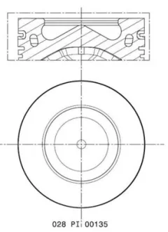 Поршень MAHLE 028PI00135000