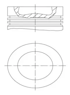 Поршень MAHLE 028 PI 00155 001