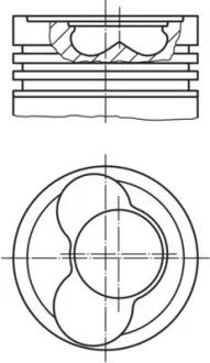 Поршень MAHLE 0306602