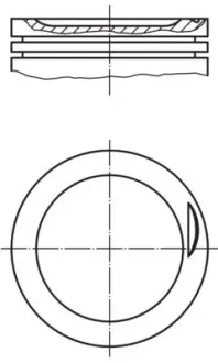 Поршень Mahle AUDI A4,A6 2,0 00-08 MAHLE 0308300