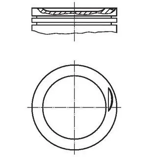 piston. поршень MAHLE 0308302