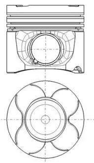 Поршень MAHLE 037PI00151000