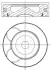 Поршень Citroen C5 III/Peugeot 508 2.2 HDi 10- (85.00mm/STD) MAHLE 039 PI 00128 000 (фото 1)