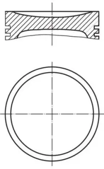 Поршень MAHLE 0401100