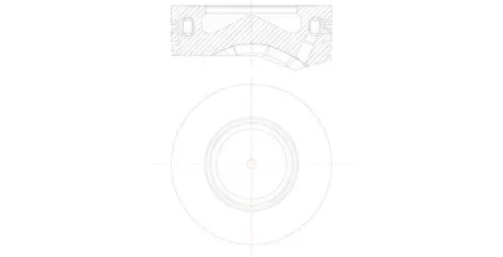 Поршень BMW X5 (E70)/X6 (E71/E72) 08-10 (84.00mm/STD) M57 MAHLE 081 PI 00105 000